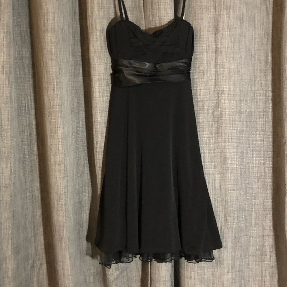 Elegant Black mini homecoming dress